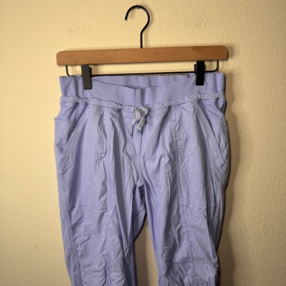 Lululemon Dance Studio Mid Rise Pants Women's Size 10 Blue Periwinkle Athleisure - Picture 2 of 5